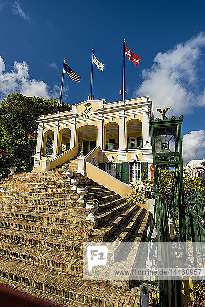Historisches Regierungsgebäude  Christiansted  St. Croix  US-Jungferninseln  Karibik