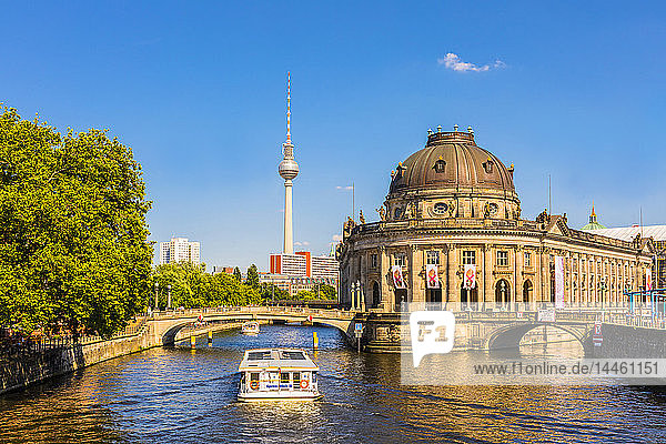 Bode Museum on the River Spree in Berlin  Germany