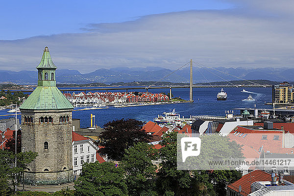 Valberg Tower  Stavanger City  Rogaland County  Norway  Scandinavia