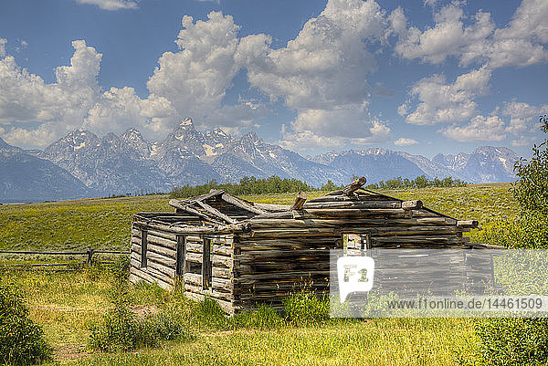 Shane Cabin Homestead near Kelly Grand Teton National Park Wyoming United States of America North America