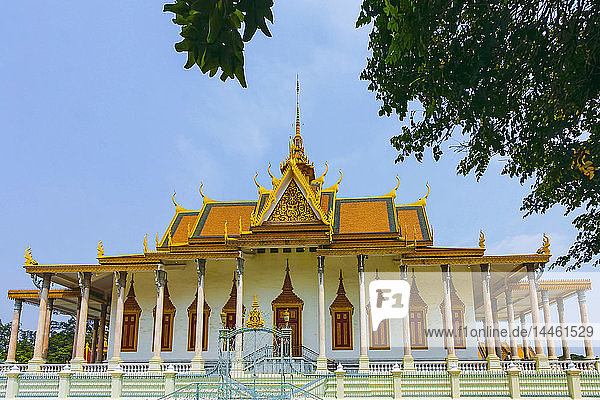 Wat Preah Keo Morokat Wat (Silberpagode) (Tempel des Smaragdbuddhas)  Königlicher Palastpark  Stadtzentrum  Phnom Penh  Kambodscha  Indochina  Südostasien