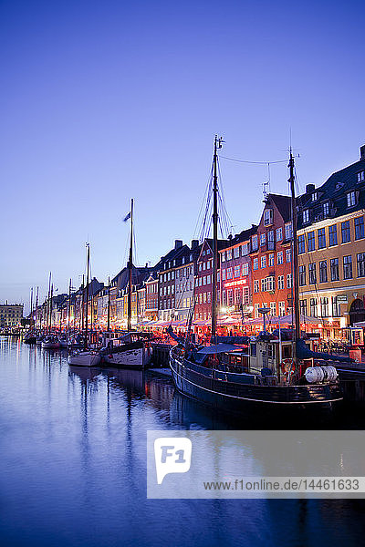 Nyhavn  Kopenhagen  Dänemark