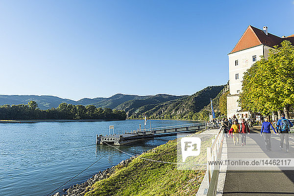 Former monastery in Durnstein Wachau UNESCO World Heritage Site Austria