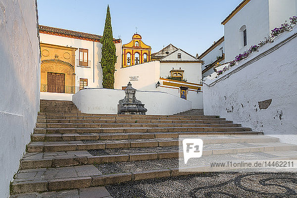 Blick von den Bailao-Treppen auf das Kloster Paz y Esperanza  Cordoba  Andalusien  Spanien