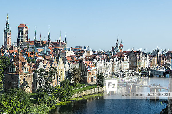Blick auf die Altstadt von Danzig  Polen