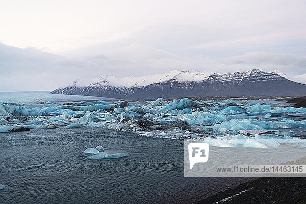 Jokulsarlon Eisberg-Lagune  Island  Polarregionen
