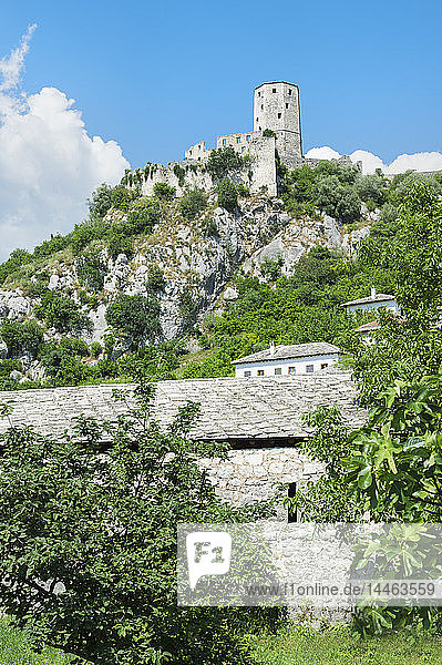 Ruinen von Pocitelj in Bosnien und Herzegowina