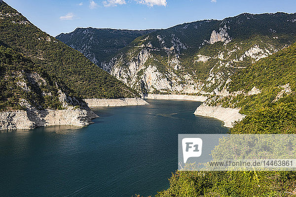 Tara River Canyon Gorge  Durmitor National Park  UNESCO World Heritage Site  Montenegro