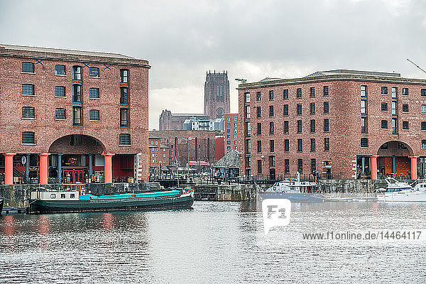 Royal Albert Dock in Liverpool  England