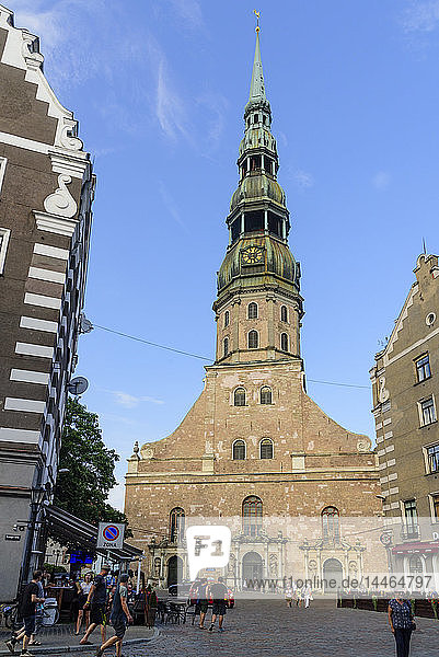 St. Peterskirche  Altstadt  UNESCO-Weltkulturerbe  Riga  Lettland
