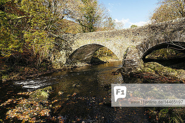 Steinbrücke  Clappersgate  Lake District National Park  UNESCO-Weltkulturerbe  Cumbria  England  Vereinigtes Königreich