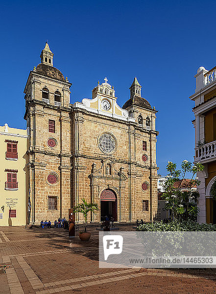 Kirche San Pedro Claver  UNESCO-Weltkulturerbe  Cartagena  Departement Bolivar  Kolumbien