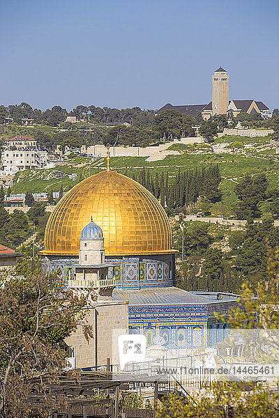 Felsendom  Altstadt  UNESCO-Weltkulturerbe  Jerusalem  Israel  Naher Osten