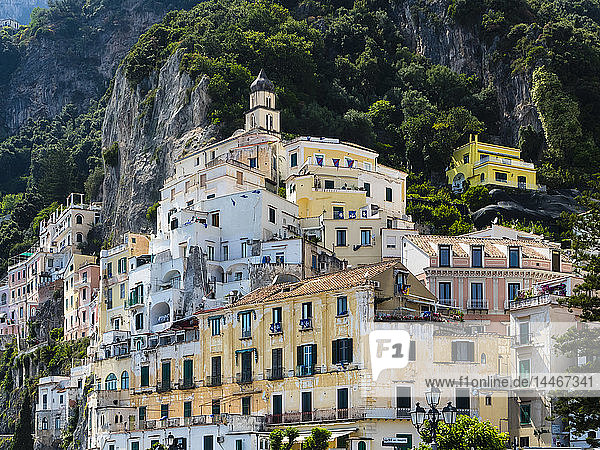Italien  Amalfi  Blick auf die historische Altstadt