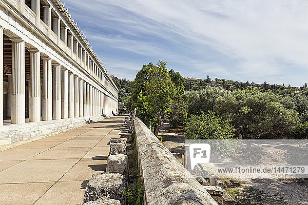 Griechenland  Athen  Antike Agora  Stoa des Attalos
