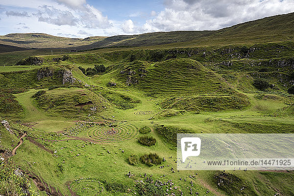 Vereinigtes Königreich  Schottland  Innere Hebriden  Isle of Skye  Uig  Fairy Glen