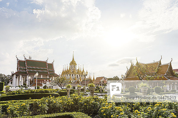 Thailand  Bangkok  Loha Prasat-Tempel