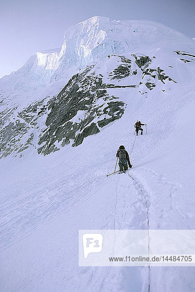 Bergsteiger auf dem Mt. Barille Alaska Range