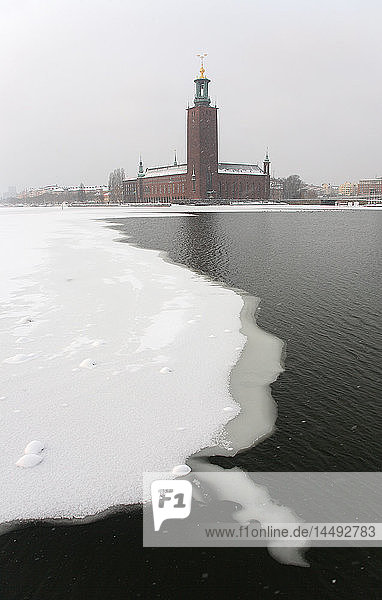View of Stockholm during winter