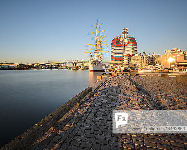 Moored Barken Viking Gothenburg Sweden