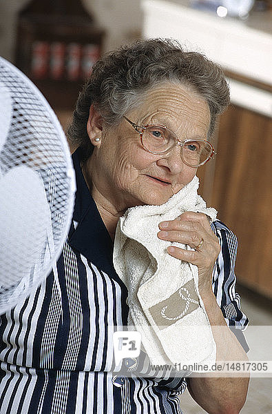 WARM WEATHER ELDERLY PERSON