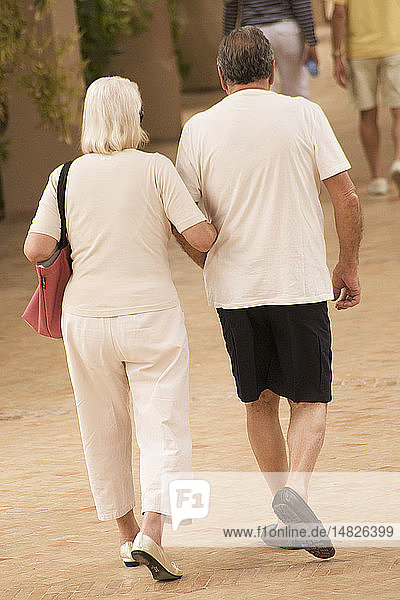 COUPLE IN THEIR 50S  OUTSIDE