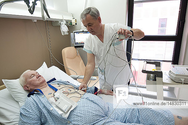 ECG OF AN ELDERLY PERSON