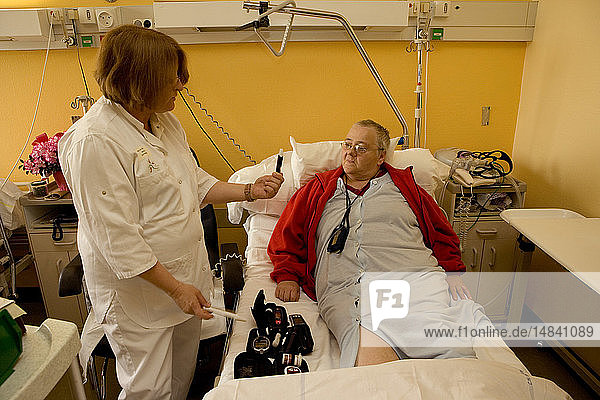 DIABETIC ELDERLY PERSON HOSPITAL