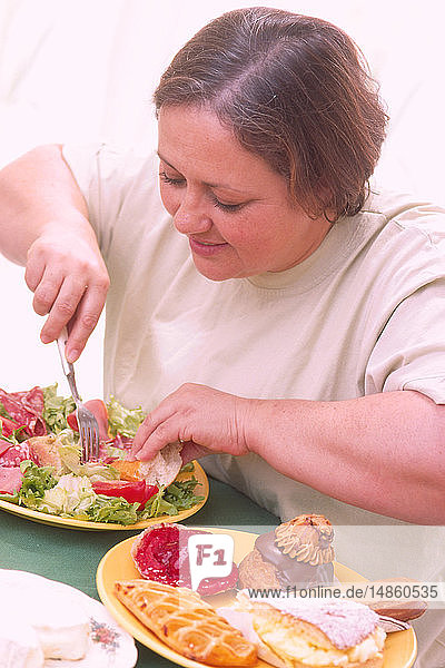 WOMAN EATING