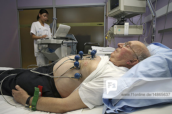 ECG OF AN ELDERLY PERSON