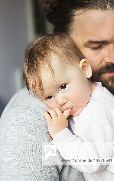 Father with baby