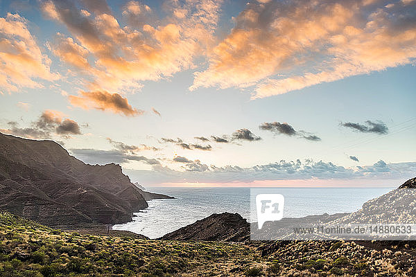 Nordwestküste von Gran Canaria bei Agaete  Kanarische Inseln  Spanien