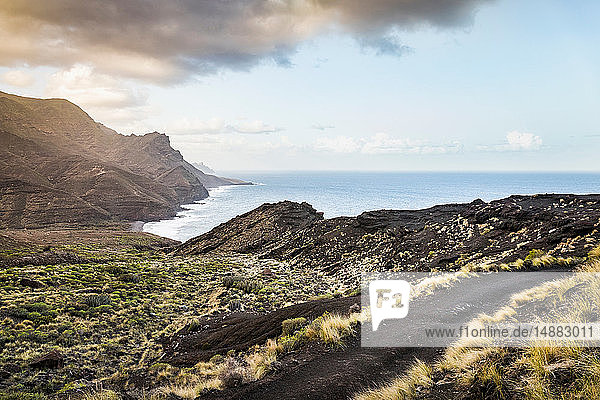 North West coast of Gran Canaria near Agaete  Canary Islands  Spain