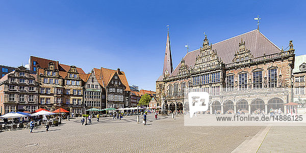 Germany  Free Hanseatic City of Bremen  market square  townhall