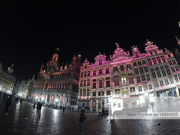 Europa  Belgien  Brüssel  Der Große Platz  Königshaus