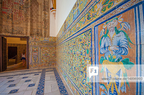 Europe  Spain  Andalucia  Seville  Alcazar de Seville
