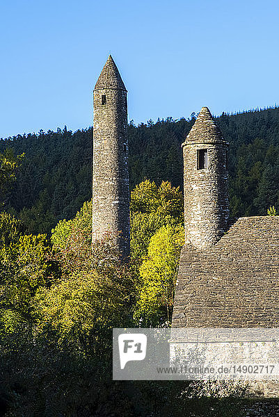 St. Kevins Kirche; Glendalough  Grafschaft Wicklow  Irland