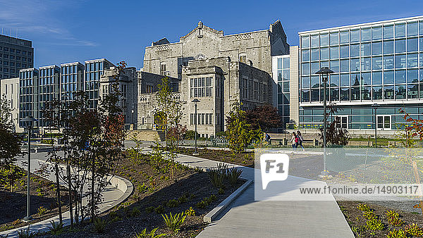 Irving K. Barber Library auf dem Campus der Universität von British Columbia; Vancouver  British Columbia  Kanada