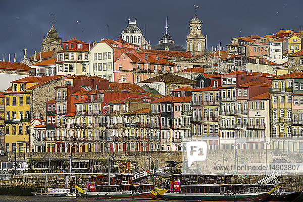 Porto's riverside quarter; Ribeira  Porto  Portugal