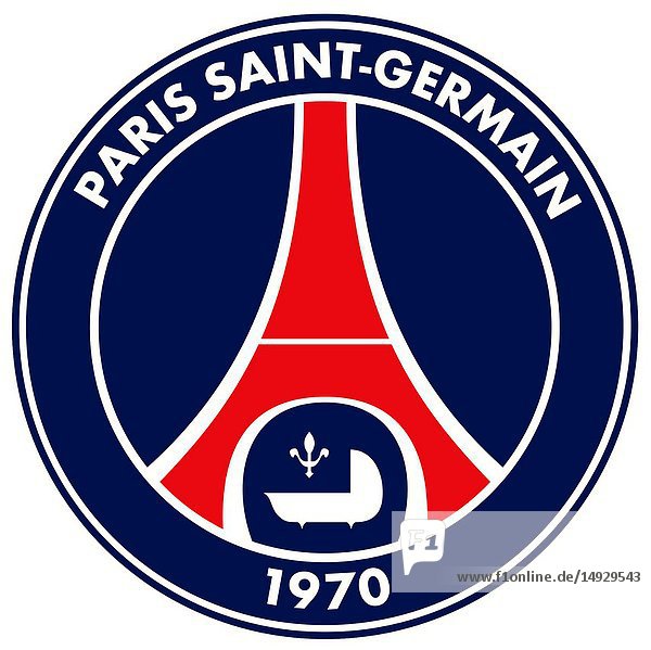 Logo Of French Football Team Paris Saint Germain Football Club Psg France