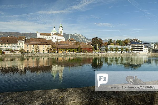 Baroque town of solothurn in Switzerland.