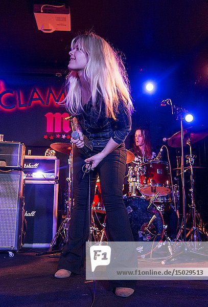 Madrid,  Spain- April 25: Lisa Lystam from Heavy Feather rock band performs in concert at Sala Clamores on april 25, 2019 in Madrid,  Spain (Photo by: Angel Manzano)