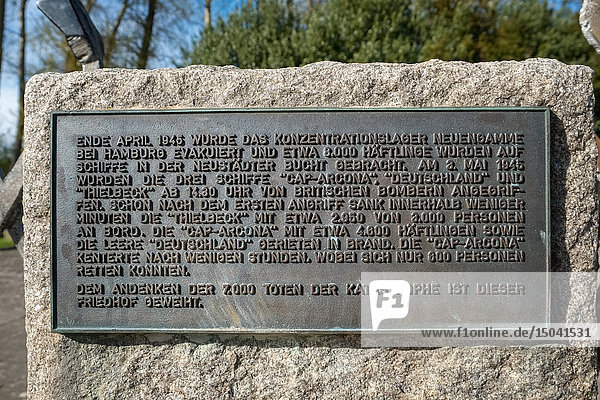 Ehrenfriedhof Cap Arcona  Neustadt in Holstein  Schleswig-Holstein  Deutschland  Europa