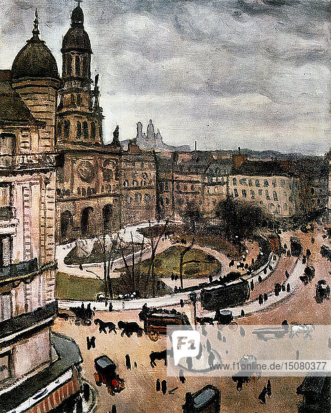 'Place de la Trinity in Paris '  1911. Artist: Albert Marquet