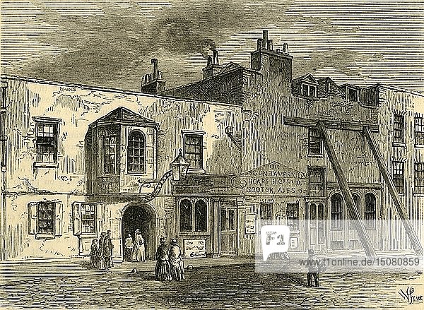 The Gun Tavern  1820   (um 1876). Schöpfer: Unbekannt.