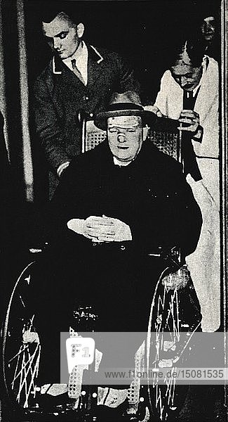 Ein Unfall mit Mr. Churchill   November 1931  (1945). Schöpfer: Unbekannt.
