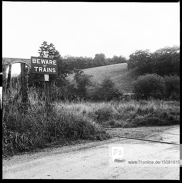 Old Station Road  Moorswater  Liskeard  Cornwall  1967. Schöpfer: Eileen Deste.