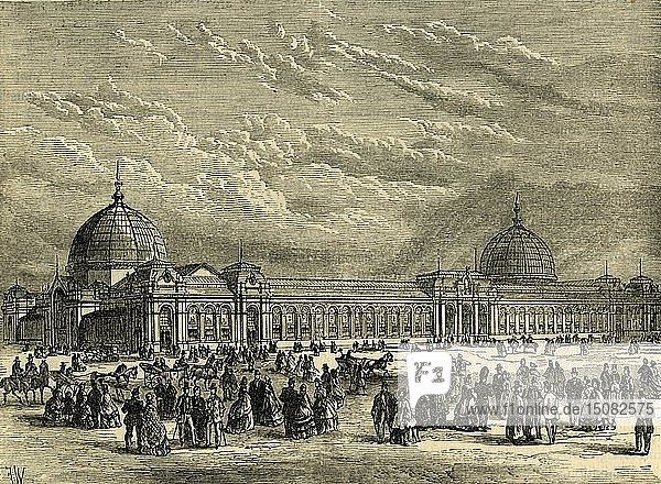 Die Internationale Ausstellung von 1862  (um 1876). Schöpfer: Unbekannt.