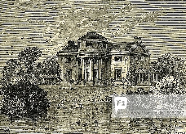 Der Holme  Regent's Park   um 1876. Schöpfer: Unbekannt.
