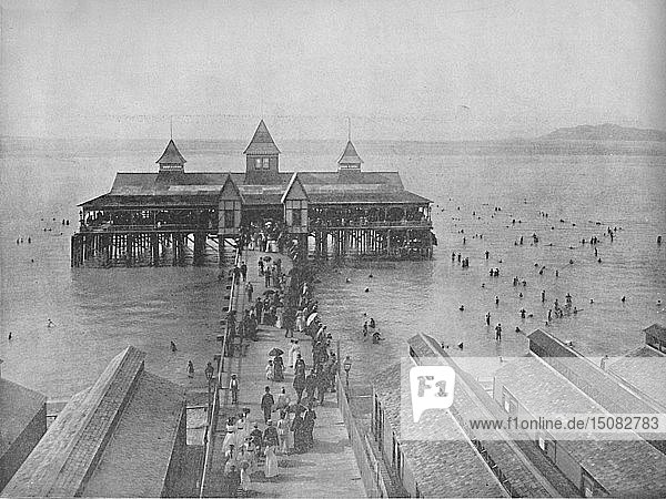 Garfield Beach  Großer Salzsee   um 1897. Schöpfer: Unbekannt.